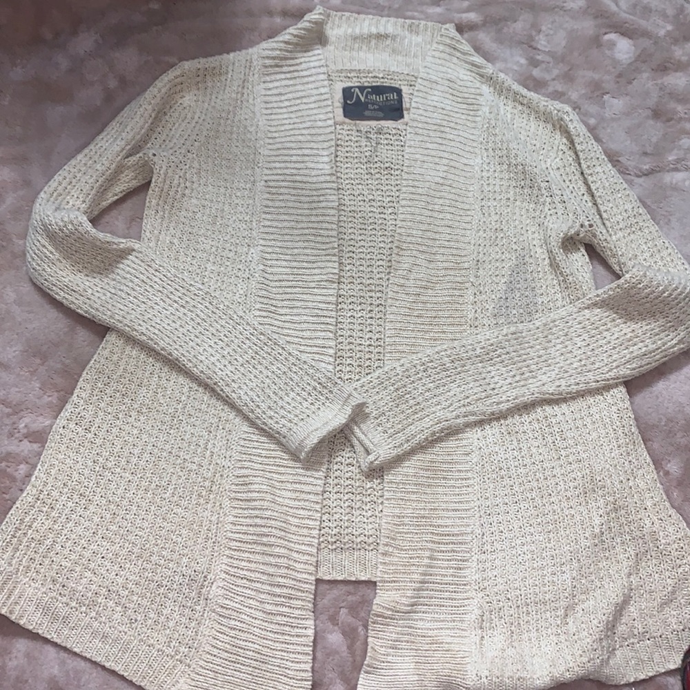 Cream color cardigan